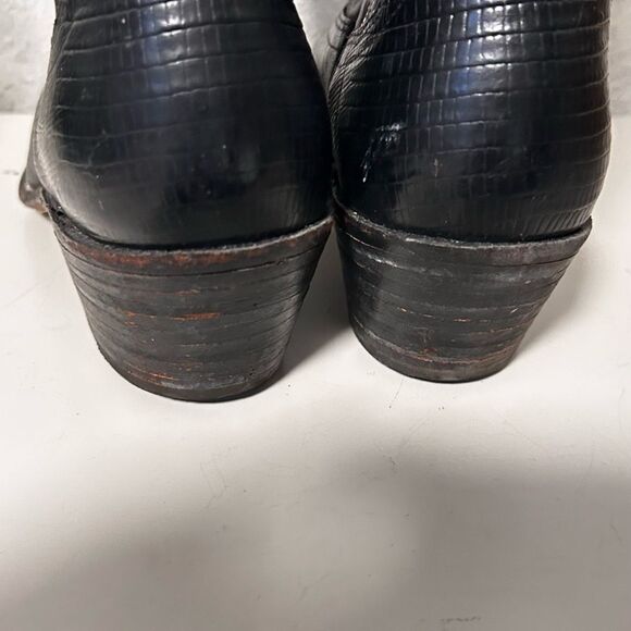 FRYE Black Western Cowboy Boots – Made in USA – Size 11D - Picture 7 of 10